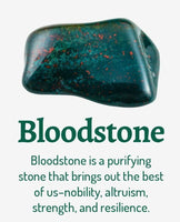 Bloodstone crystal
