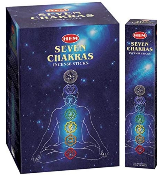 Seven Chakras Incense Box